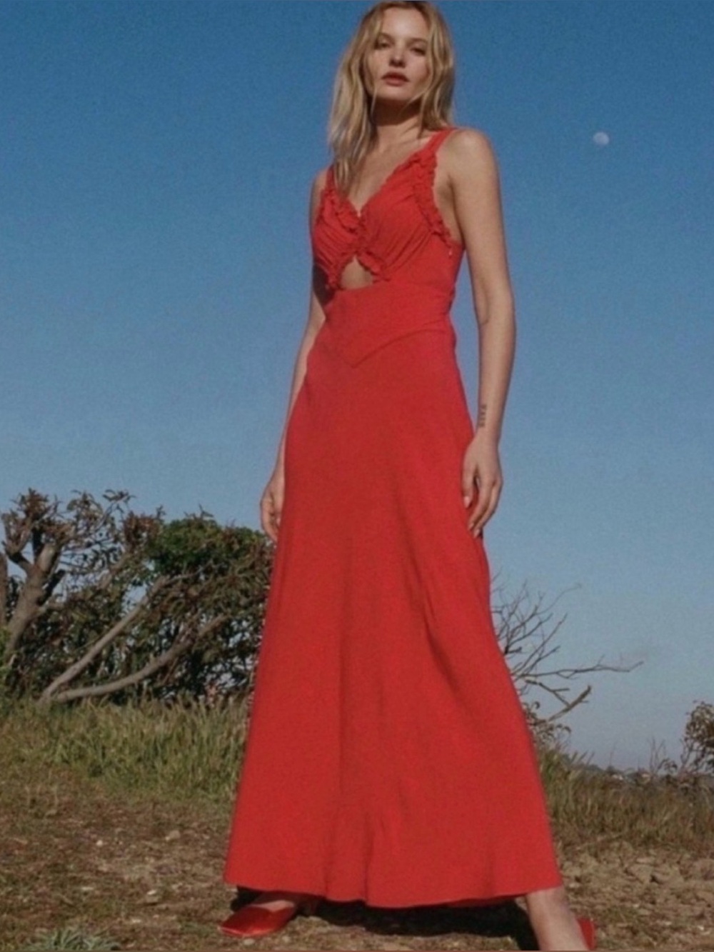 Doen Amoretta Dress - Red XS Like new